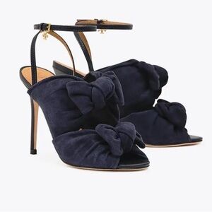NWT Tory Burch Eleanor 105mm Sandals in Navy - size 5